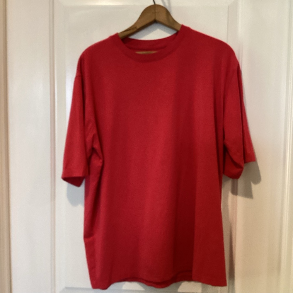 Coolibar Vibrant Red Short Sleeve Tee